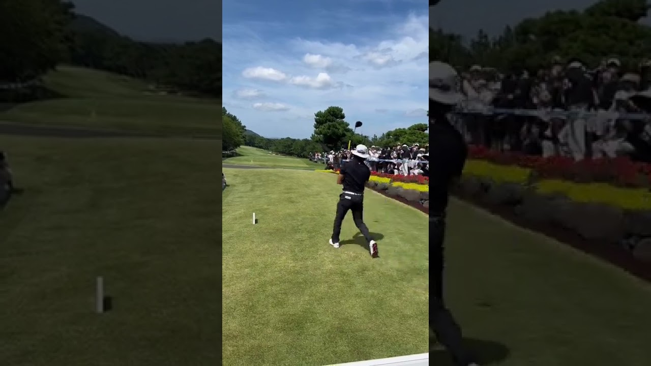 石川遼プロ 完璧なドライバーショット #shorts #golf #石川遼