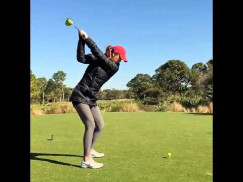 Michelle Wie - One plane driver swing