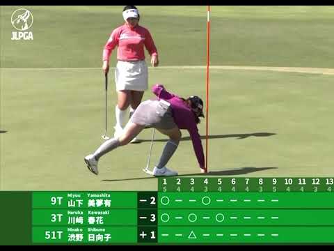 渋野日向子、樋口久子 三菱電機レディス初日前半ハイライト #渋野日向子　#山下美夢有#川崎春花