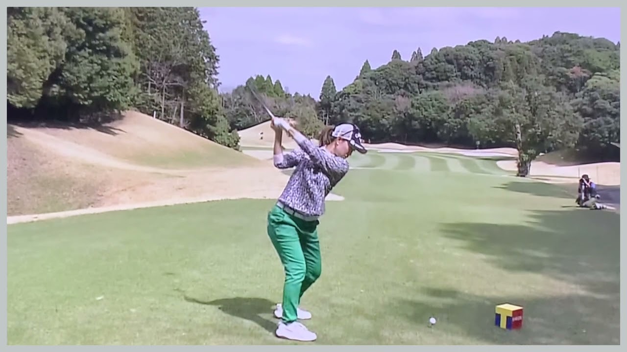 【ゴルフ】 上田桃子　スイング