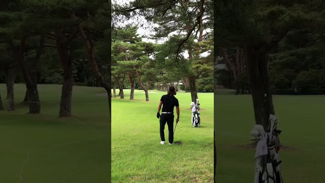 石川遼プロ 左ラフから