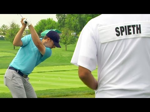 Jordan Spieth's pre-round warm-up routine