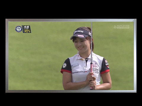 キム ハヌルの白パンがモロ見え！女子ゴルフ、