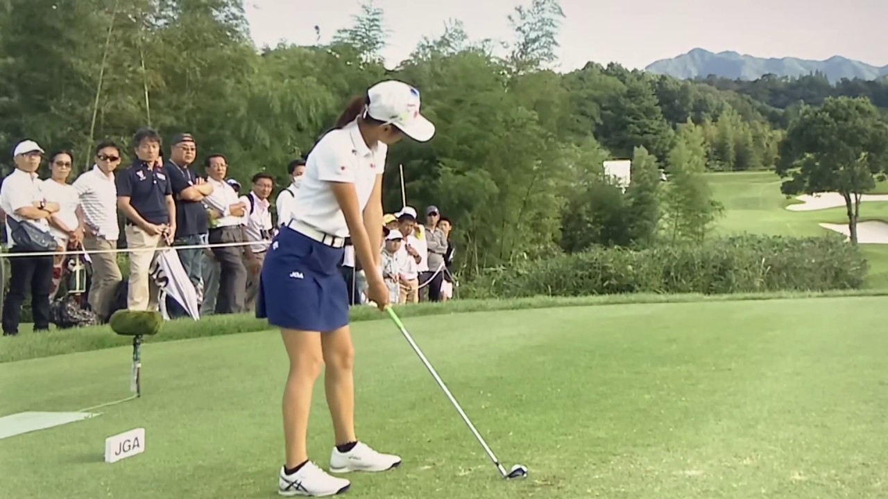 【ゴルフ】 安田祐香 ナイスショット 第52回日本女子オープン 第2日