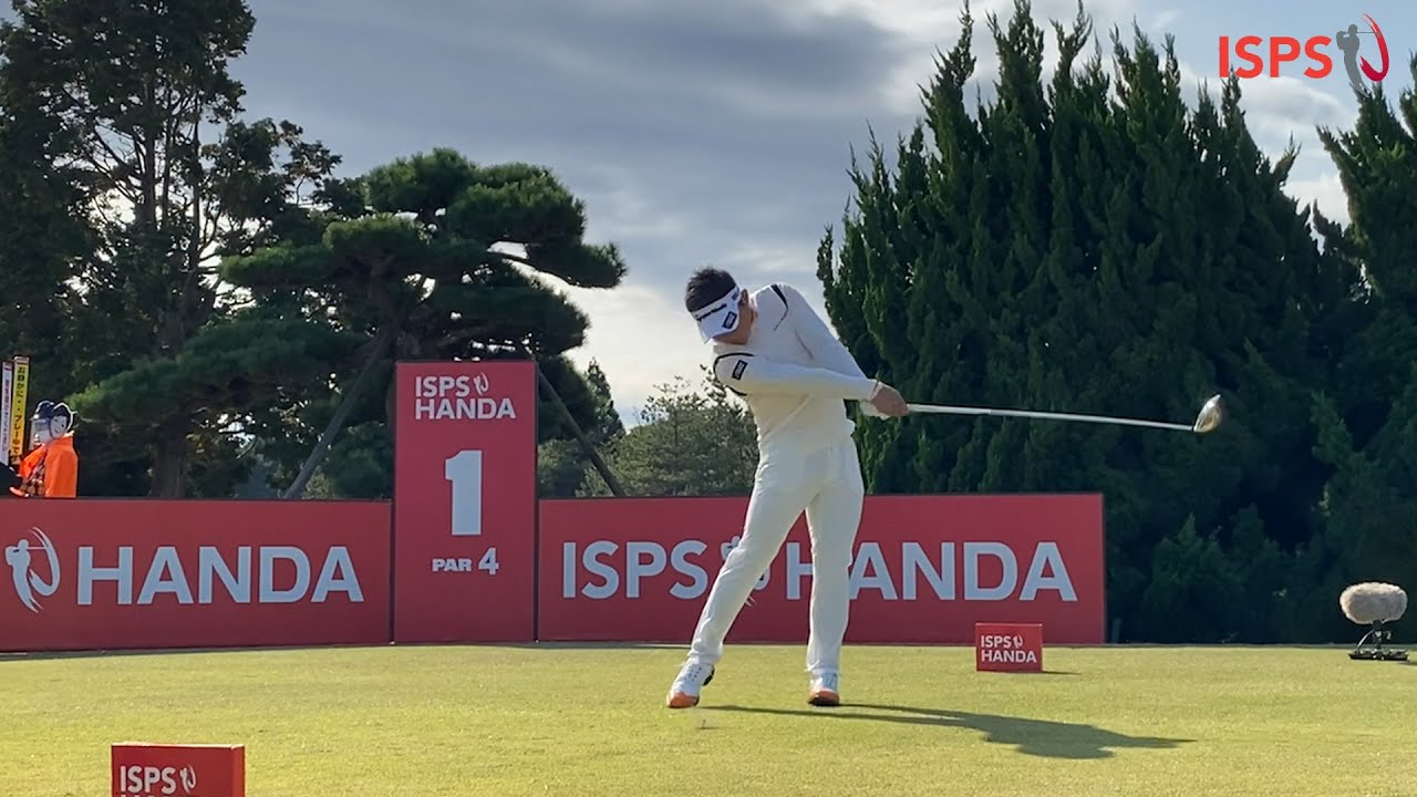 【男子ゴルフ】池村寛世、今野大喜、片岡尚之のスタートホールティショット！ISPS HANDA コロナに喝!!チャリティレギュラートーナメント 2nd Round