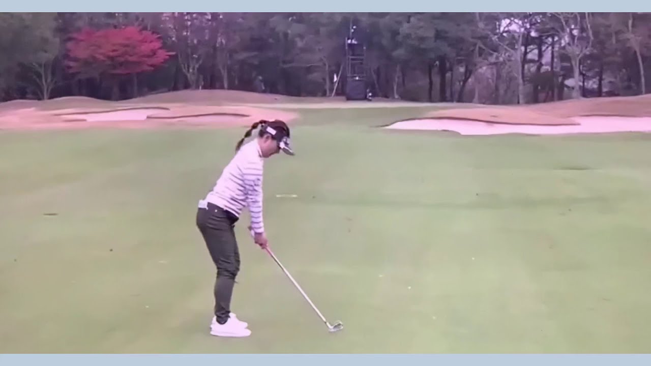 【ゴルフ】 有村智恵 スイング