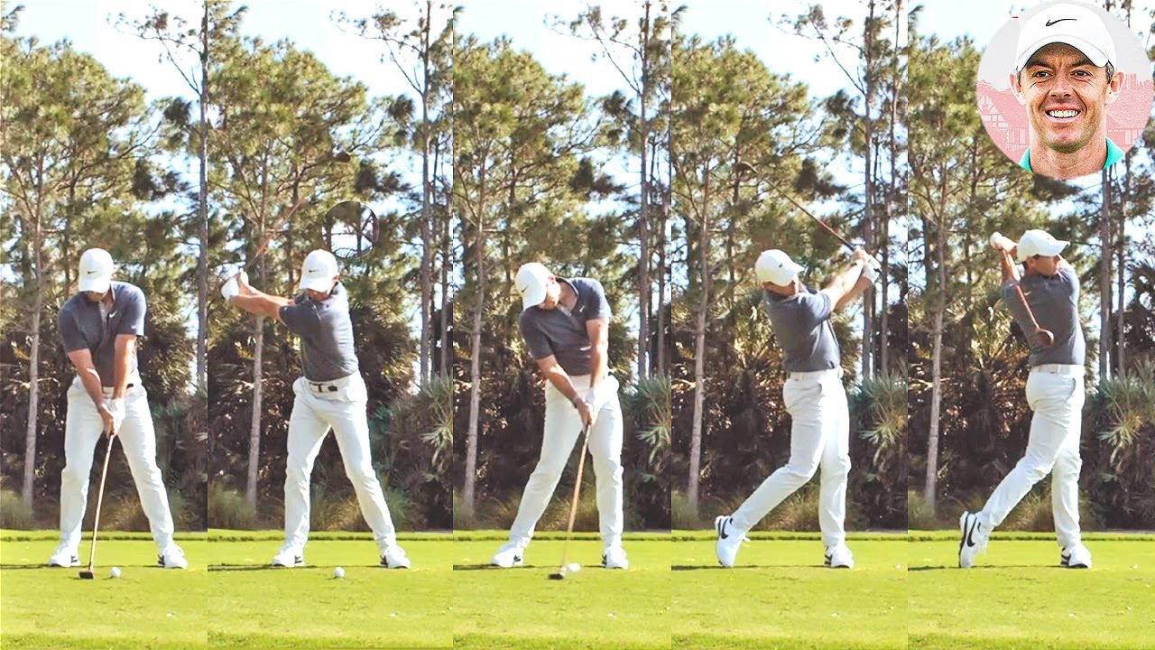 ローリー・マキロイ Rory McIlroy プロゴルファー DRIVER SHOT SLOW MOTION !!!