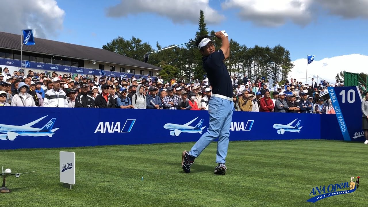 【男子ゴルフ】Y・E・ヤン、宮本勝昌、池田勇太のスタートホールティショット！第46回ANAオープンゴルフトーナメント 1st Round