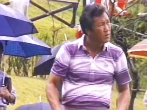 1987年のプロゴルファーのスイング