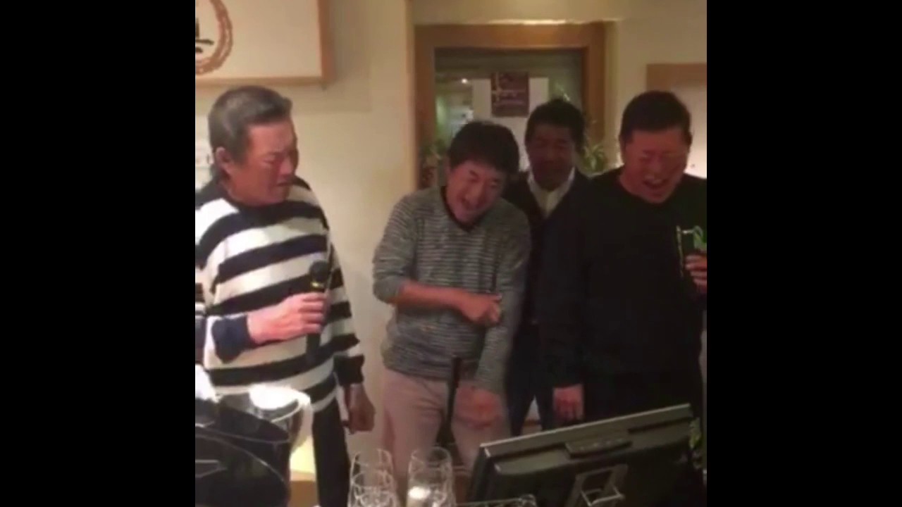 ジャンボ尾崎邸！！！2016年ジャンボ軍団紅白歌合戦！！！「栄光の架橋」ゆず 大熱唱