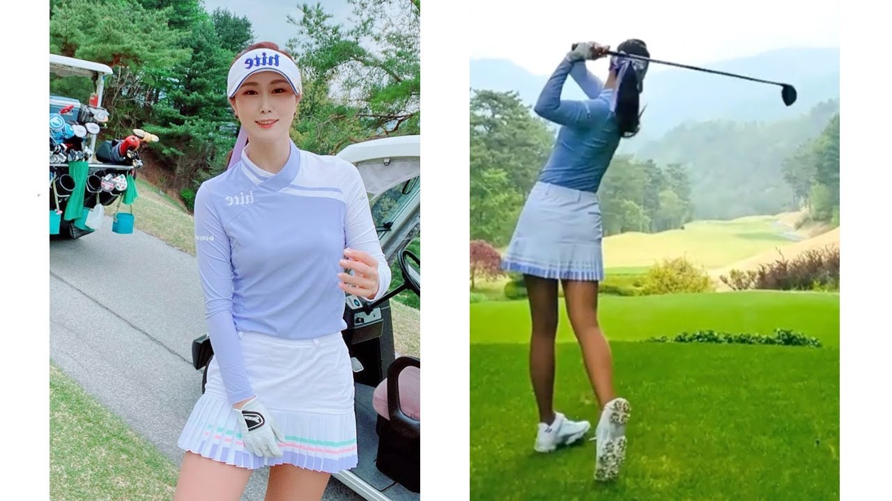 김하늘 프로 キム・ハヌル 韓国女子ゴルファー  スイング!!!