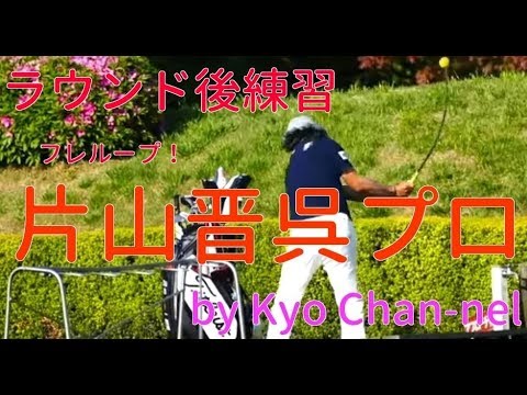 【ゴルフ】これぞ片山晋呉プロ！永久シードの練習方法