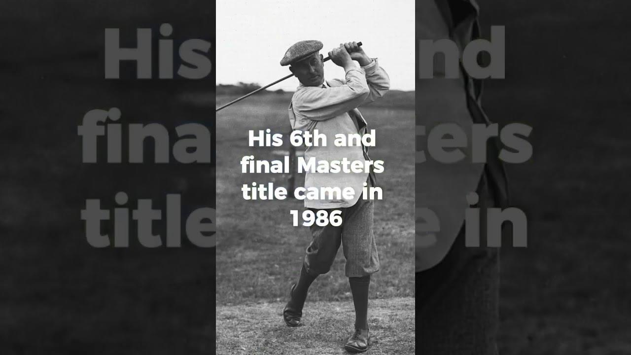 Golf Trivia: Who has the most Masters titles? #golfshorts #jacknicklaus #themasters