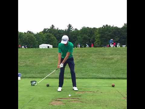 Justin Thomas Hitting 6 Iron Face On