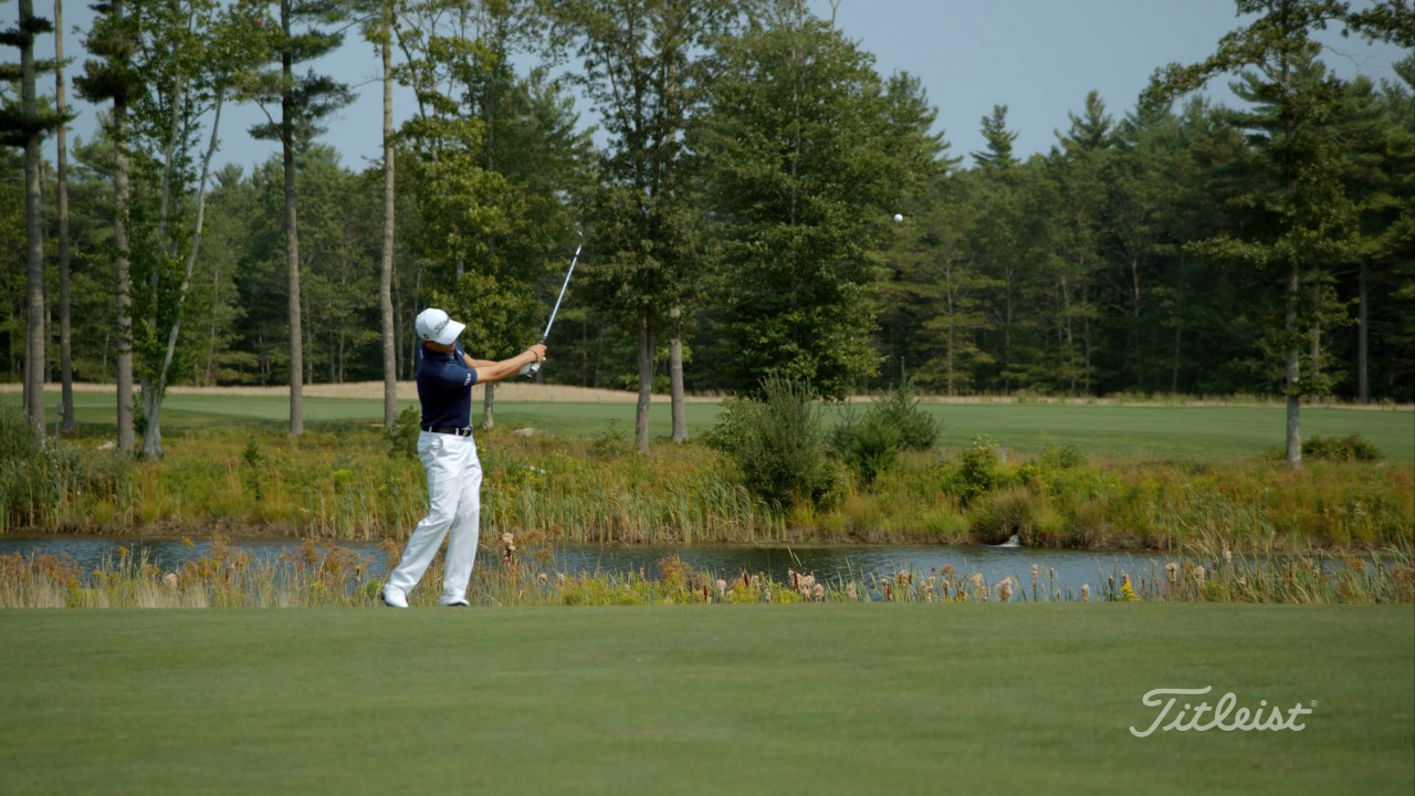 Justin Thomas swing in slow motion 4K