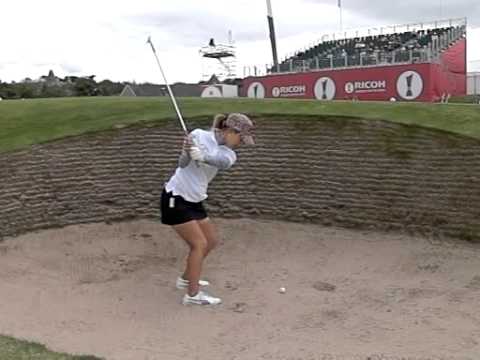 Momoko Ueda 上田 桃子 - Bunker Shot Road Hole Bunker