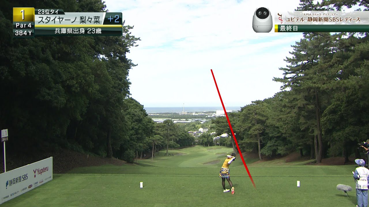 決勝ラウンドスタート！！ｽﾀｲﾔｰﾉ 梨々菜、天良枝里子、小野 祐夢のティオフ！！[ユピテル・静岡新聞SBSレディース]