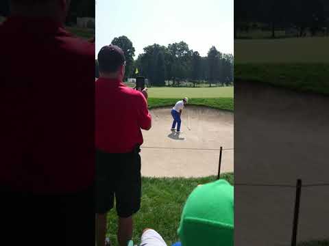 松山英樹バンカーショット