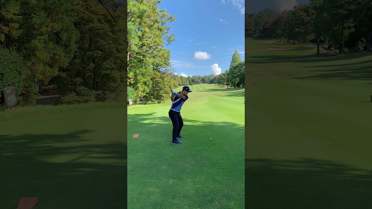 aim for adam scott！アダムスコットを目指して！3w tee shot!