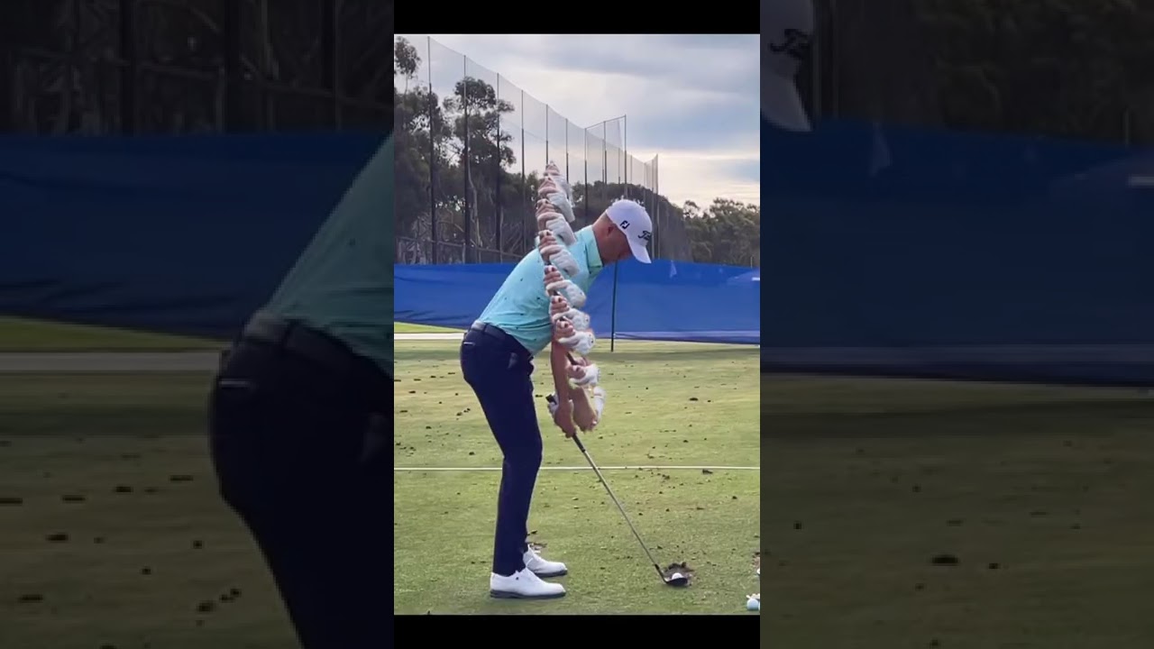 JUSTIN THOMAS GOLF SWINGS 2022   IRON SLOWMOTION ジャスティン・トーマス　アイアン　スローモーション　#shorts #golf