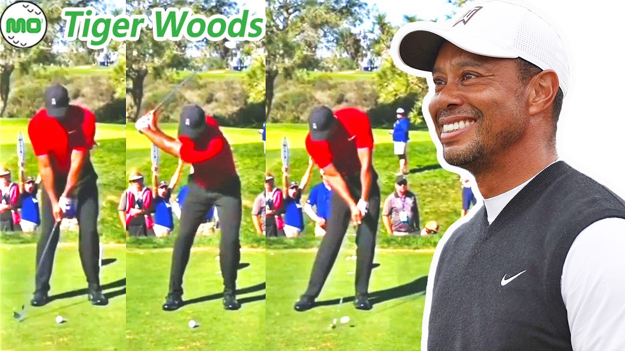 タイガー・ウッズ Tiger Woods 米国の男子ゴルフ スローモーションスイング!!!
