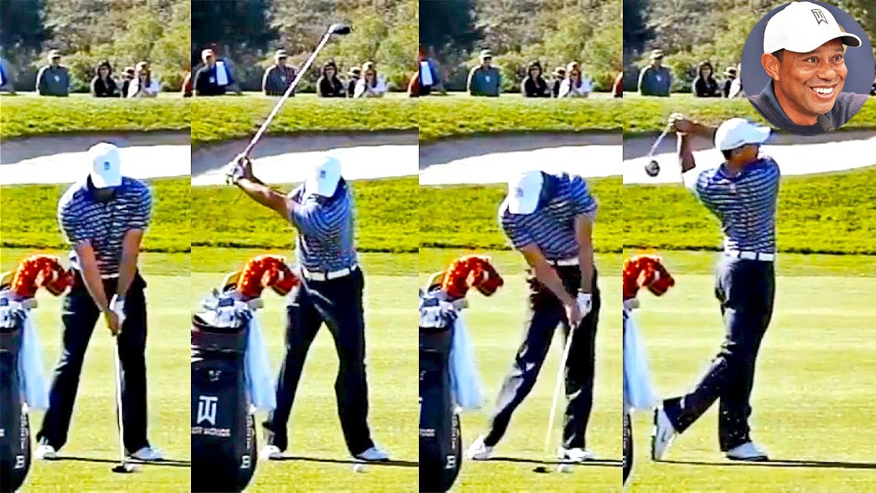 タイガー・ウッズ Tiger Woods プロゴルファー DRIVER SHOT SLOW MOTION !!!