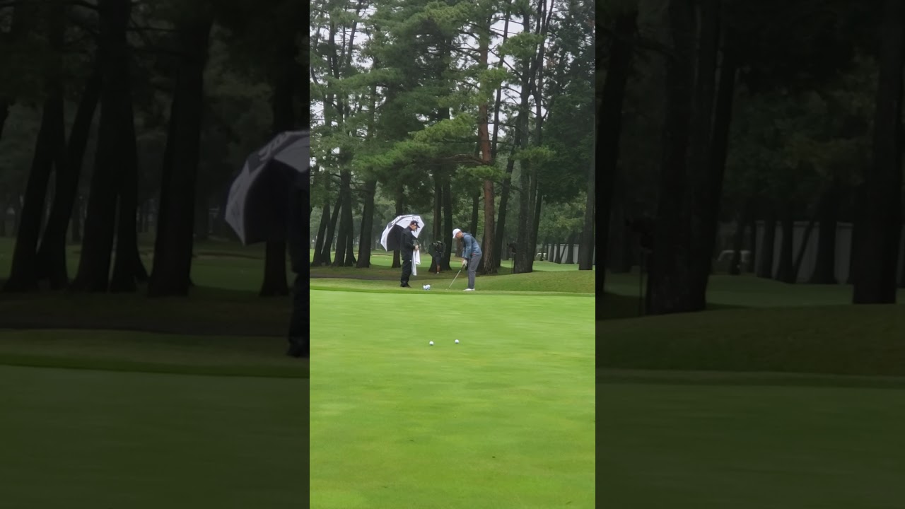 ZOZO CHAMPIONSHIP 練習日　ジョーダン･スピース選手2種類のアプローチ