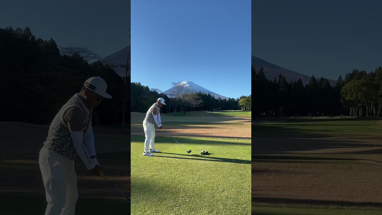 片山晋呉プロのドライバーショット＠2021三井住友VISA太平洋マスターズ
