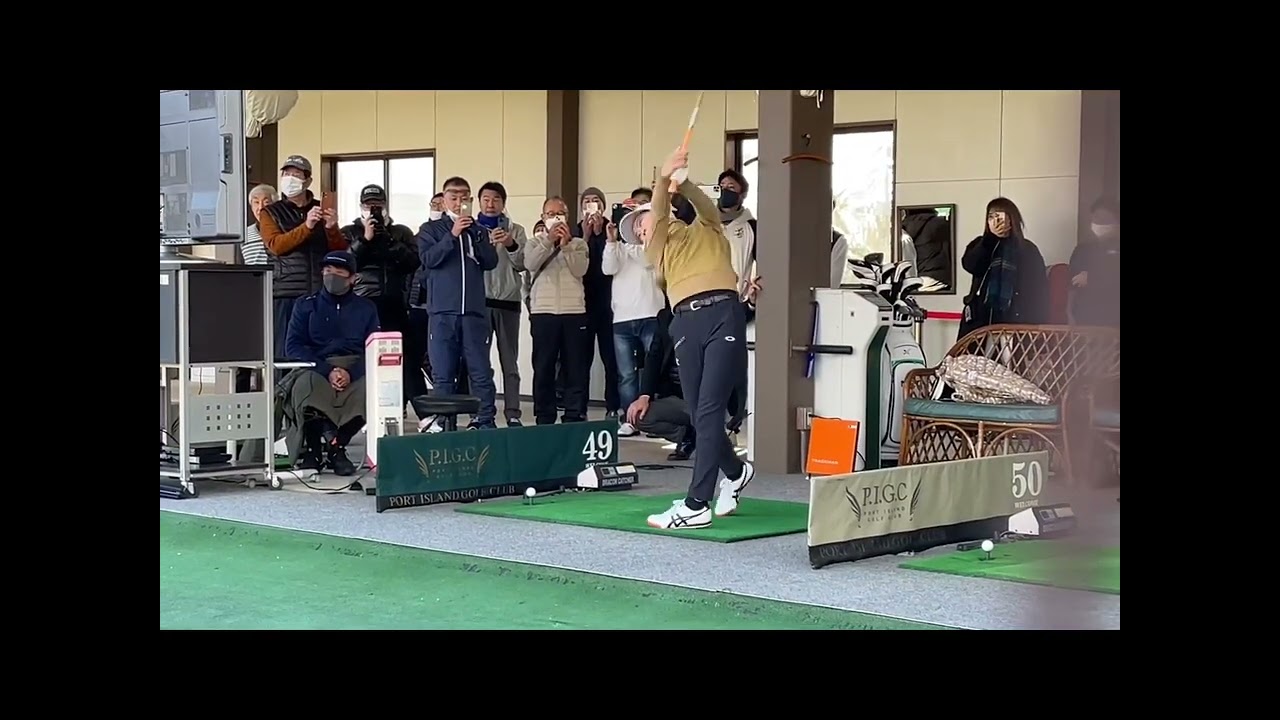 2023年1月21日 PIGC20周年記念特別企画 安田祐香プロvsお客様マッチプレー対決の模様