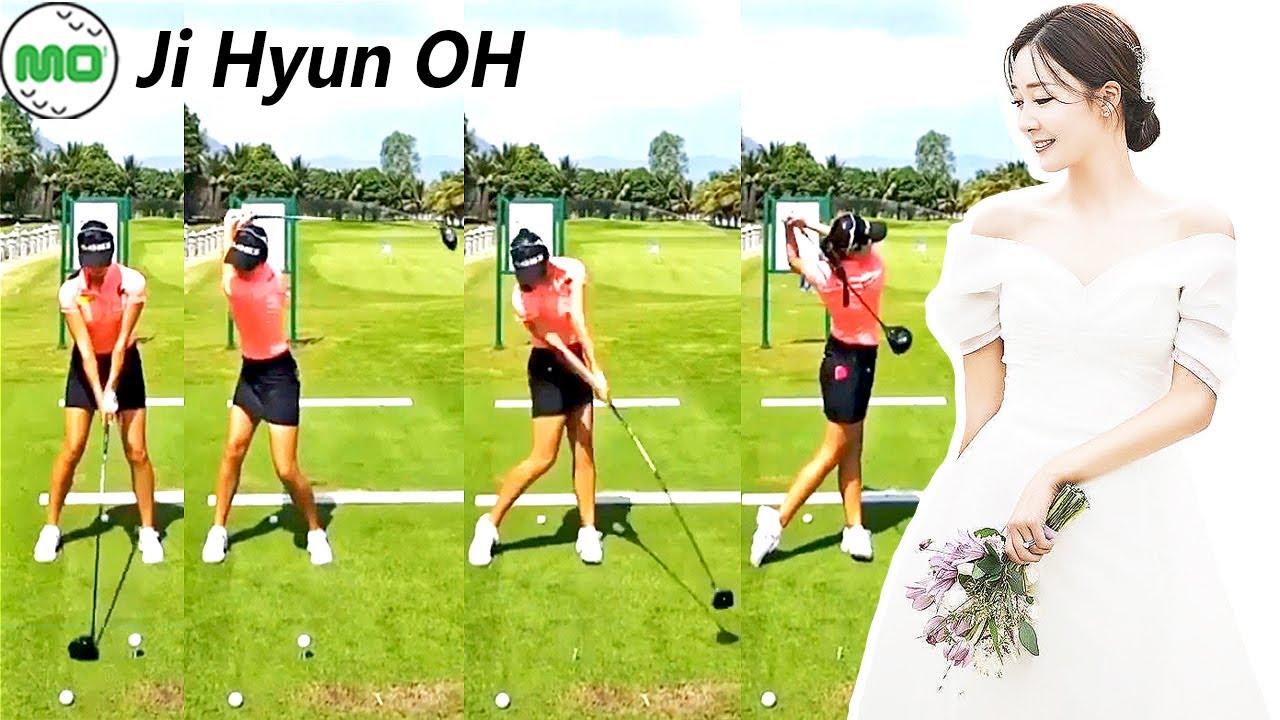Ji Hyun OH オ・ジヒョン 韓国の女子ゴルフ スローモーションスイング!!!