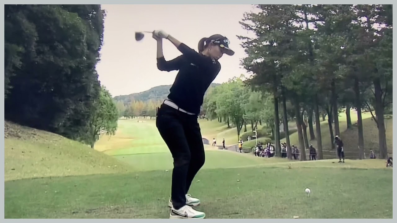 【ゴルフ】 上田桃子　スイング