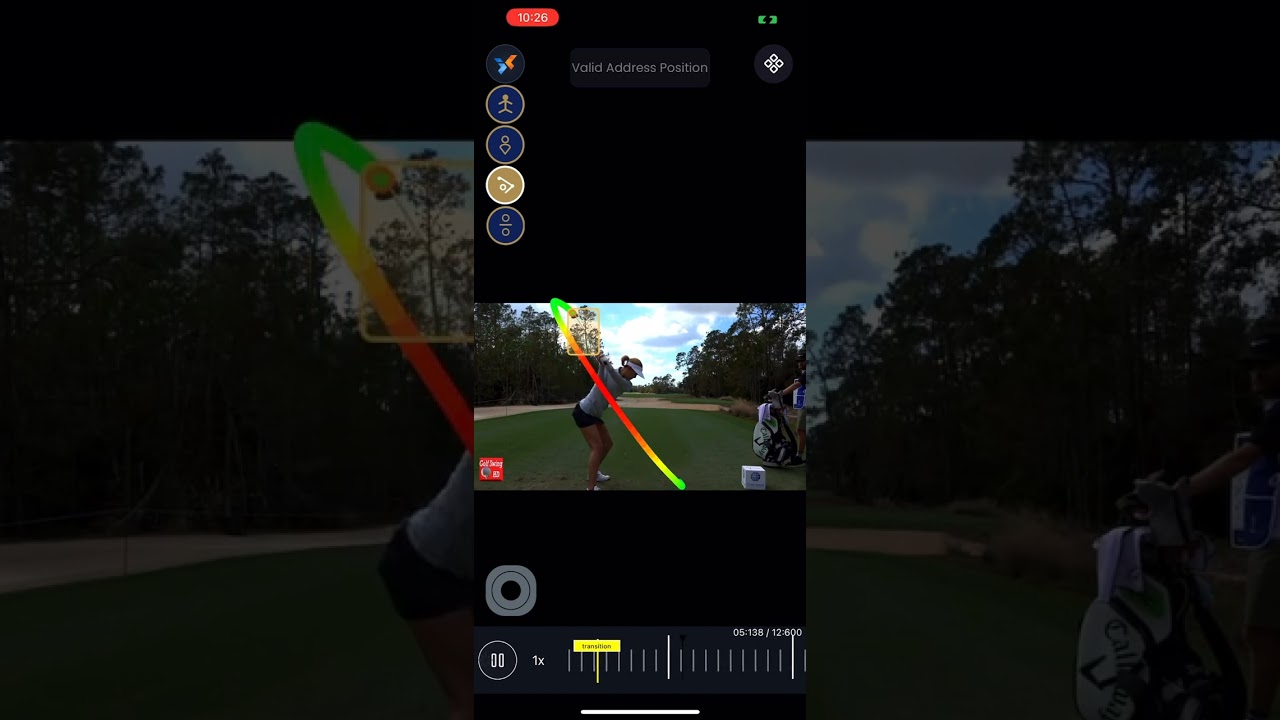 Club Head Path Prediction Technology - Michelle Wie