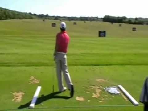 ロリー・マキロイの練習風景