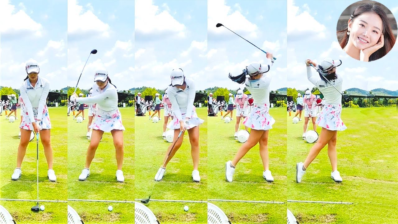 セキ・ユウティン Yuting Seki プロゴルファー DRIVER SHOT SLOW MOTION !!!