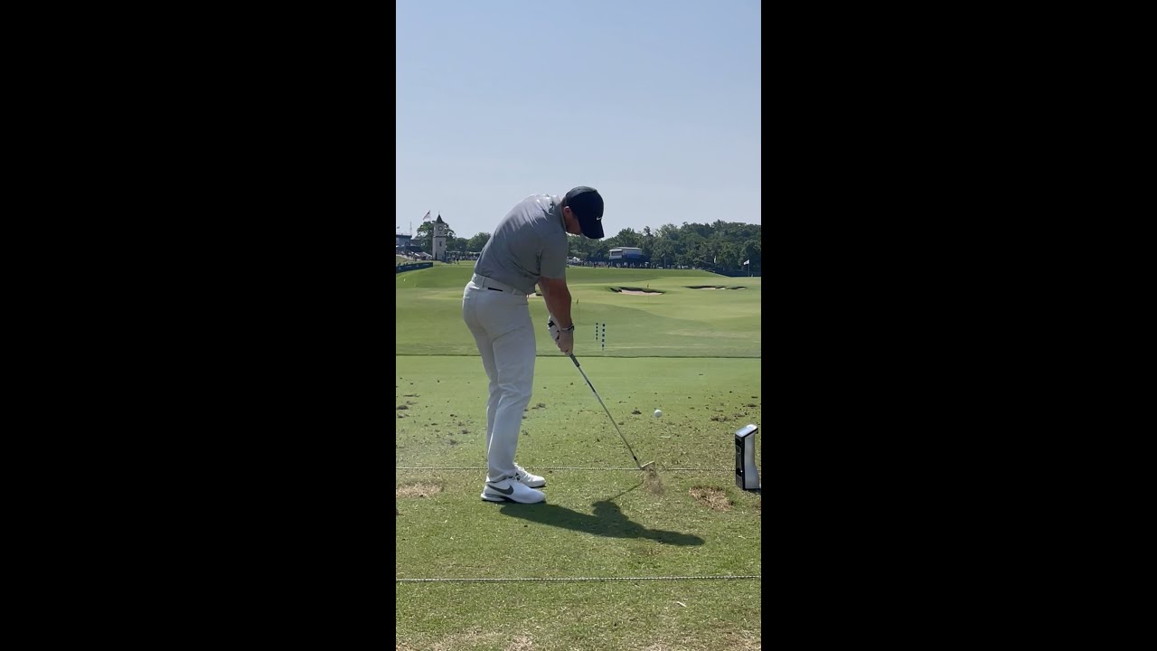 ローリー・マキロイRory McIlroyの練習風景。アイアンショット【全米プロゴルフ選手権】#shorts