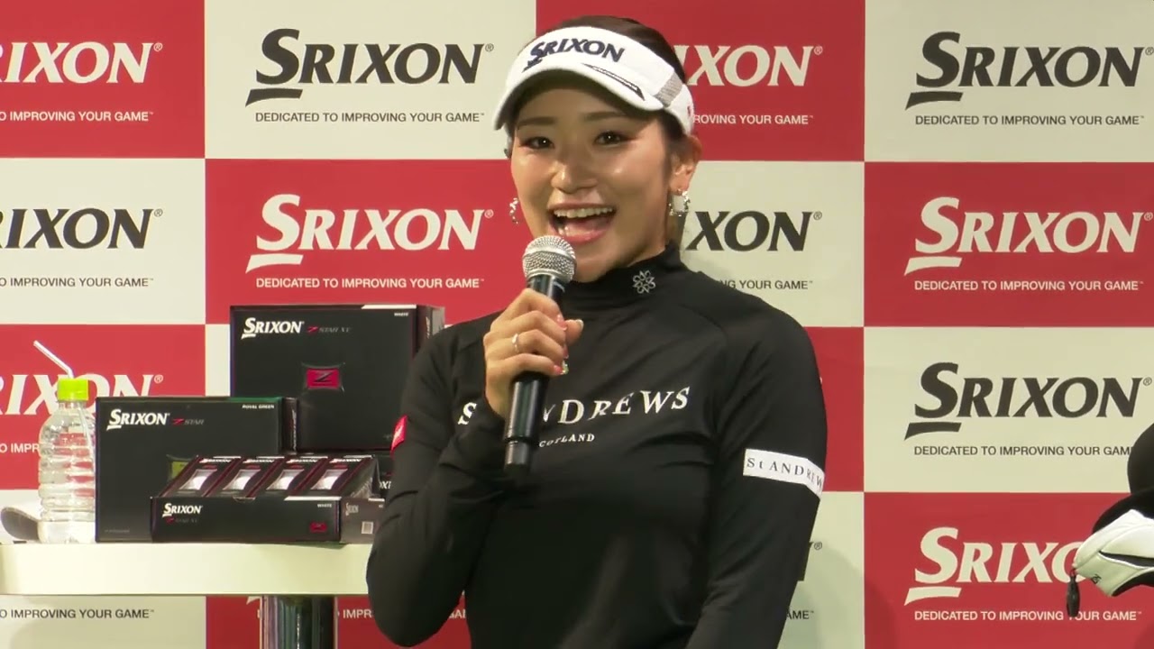 JAPAN GOLF FAIR 2022 ダンロップスペシャルトークショー　香妻 琴乃プロ、安田 彩乃プロ