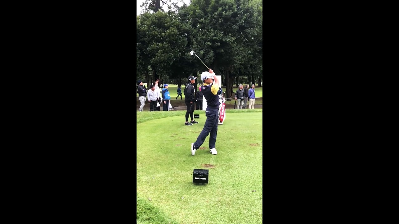 【ZOZO】2年連続賞金王！今平周吾選手のアイアンショット (スロー)