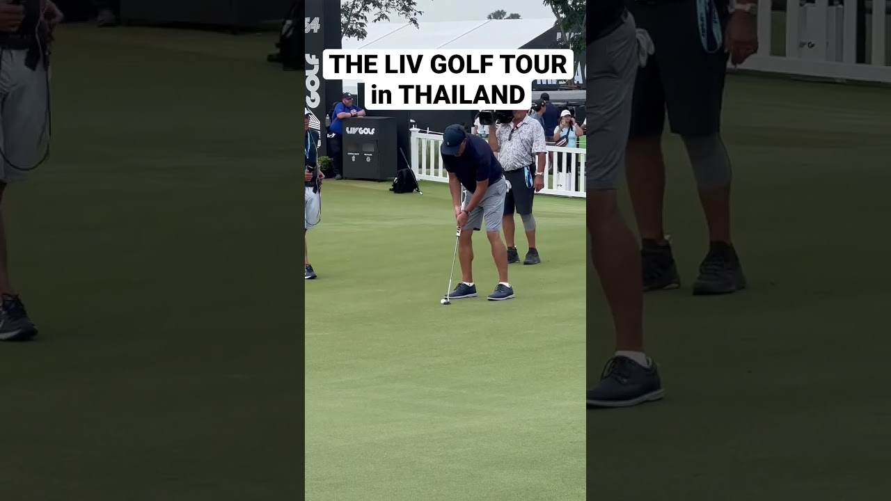 フィル・ミケルソン　スタート前のパター練習⛳️