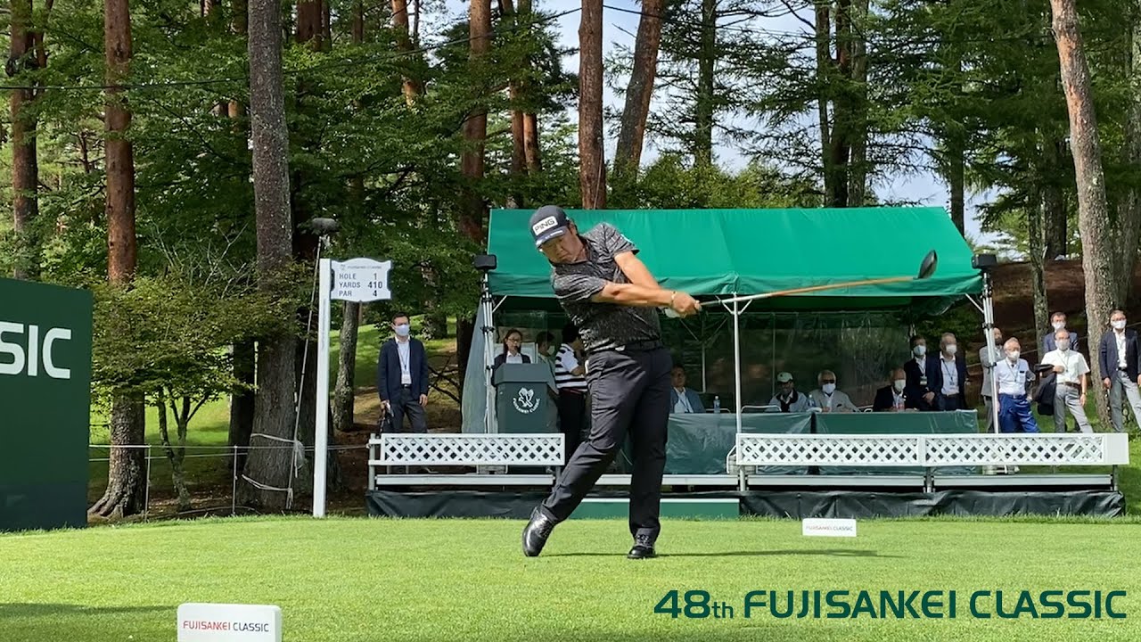 【男子ゴルフ】大槻智春、池田勇太、内藤寛太郎のスタートホールティショット！48thフジサンケイクラシック Final Round