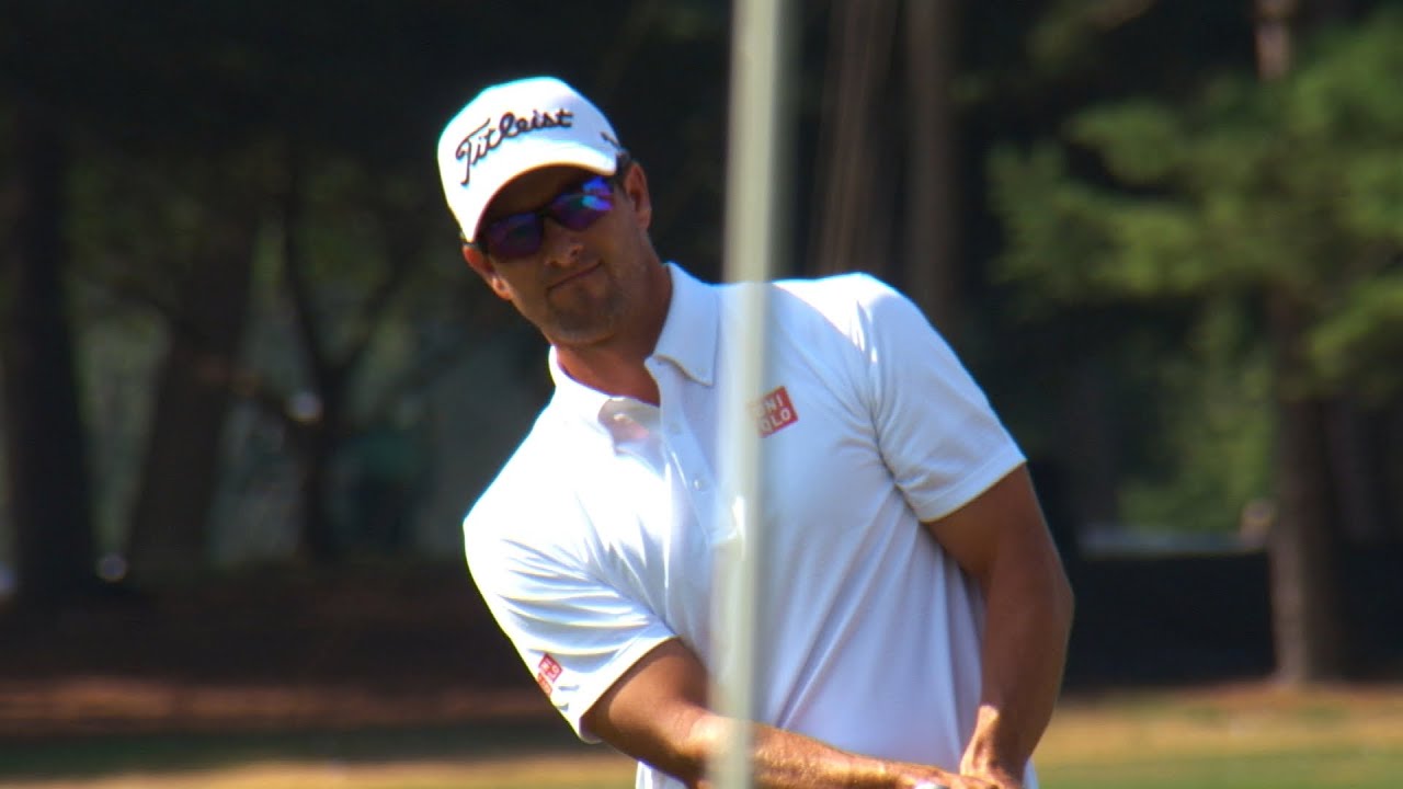Adam Scott pre-round warm-up routine