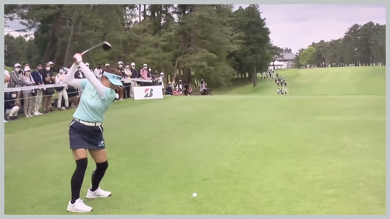 【ゴルフ】 有村智恵　スイング
