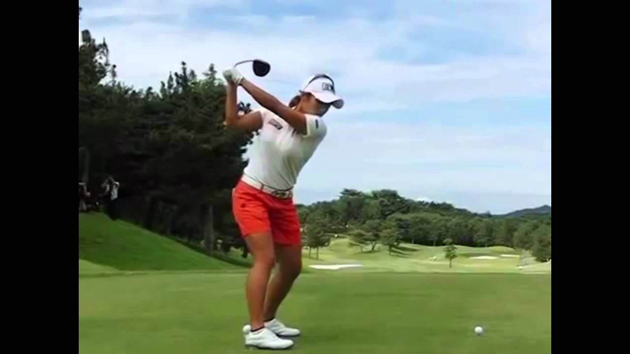 ゴルフ　女子　イ・ボミ　美しいスイングを徹底分析　スローモーション