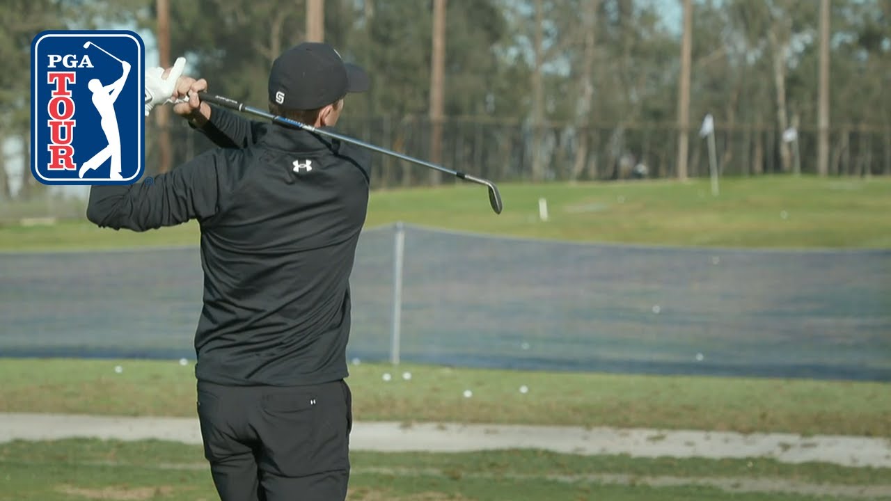 Jordan Spieth's range session at Farmers Insurance Open 2020