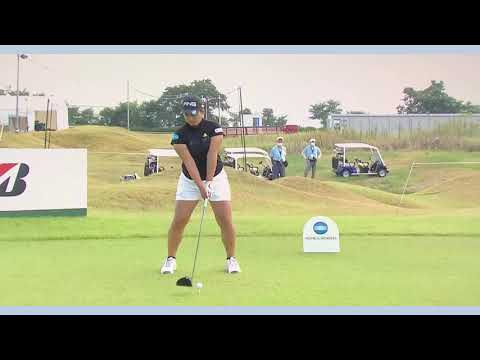 鈴木愛 ゴルフ スイング スローモーション