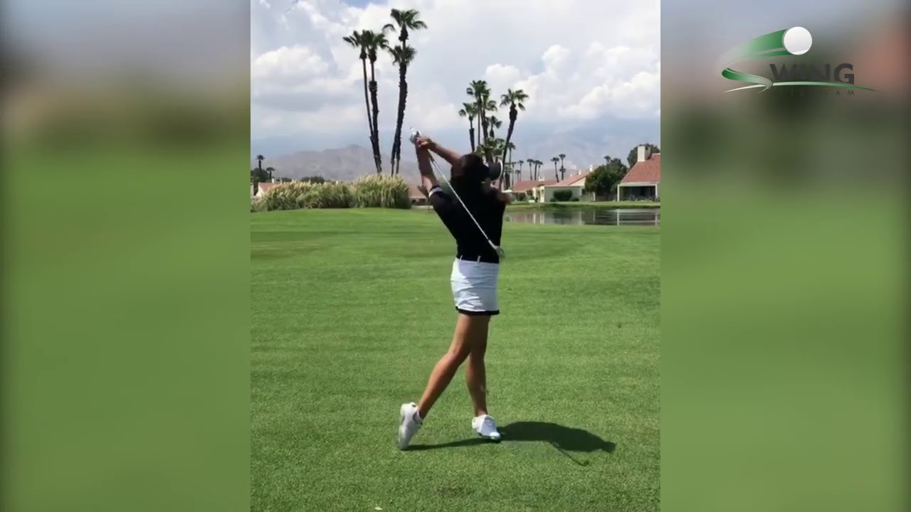 매우 아름다운 とても美しい    KLPGA Pro Golfer Angela Golf Swing