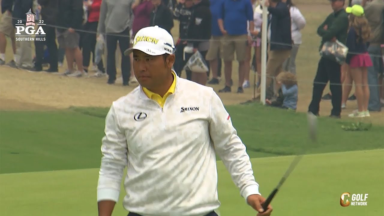 【全米プロ22】松山英樹、2番ではラフからの技ありショットでバーディ奪取　最終日ハイライト