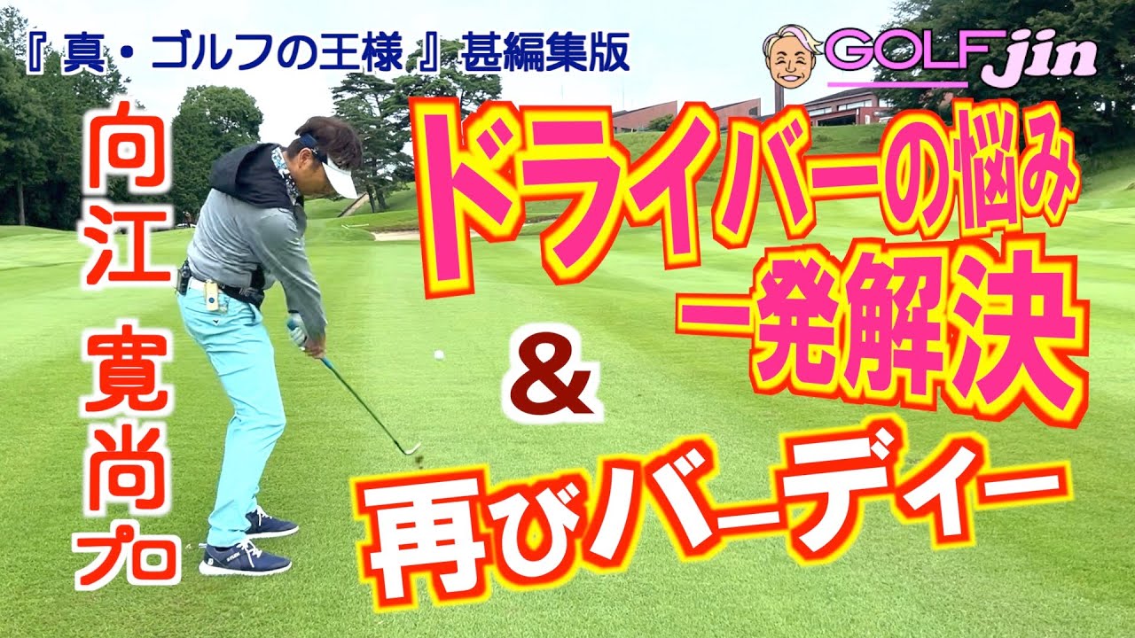 一発で治す！向江寛尚プロがドライバーの悩み解決＆再びバーディーin レイクランドカントリークラブ in 18番②『真・ゴルフの王様』甚編集版