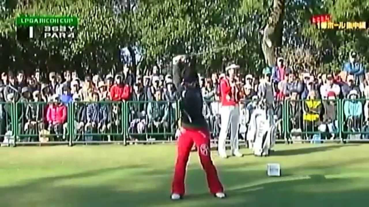 森田理香子の飛距離アップスイング・・・美しい