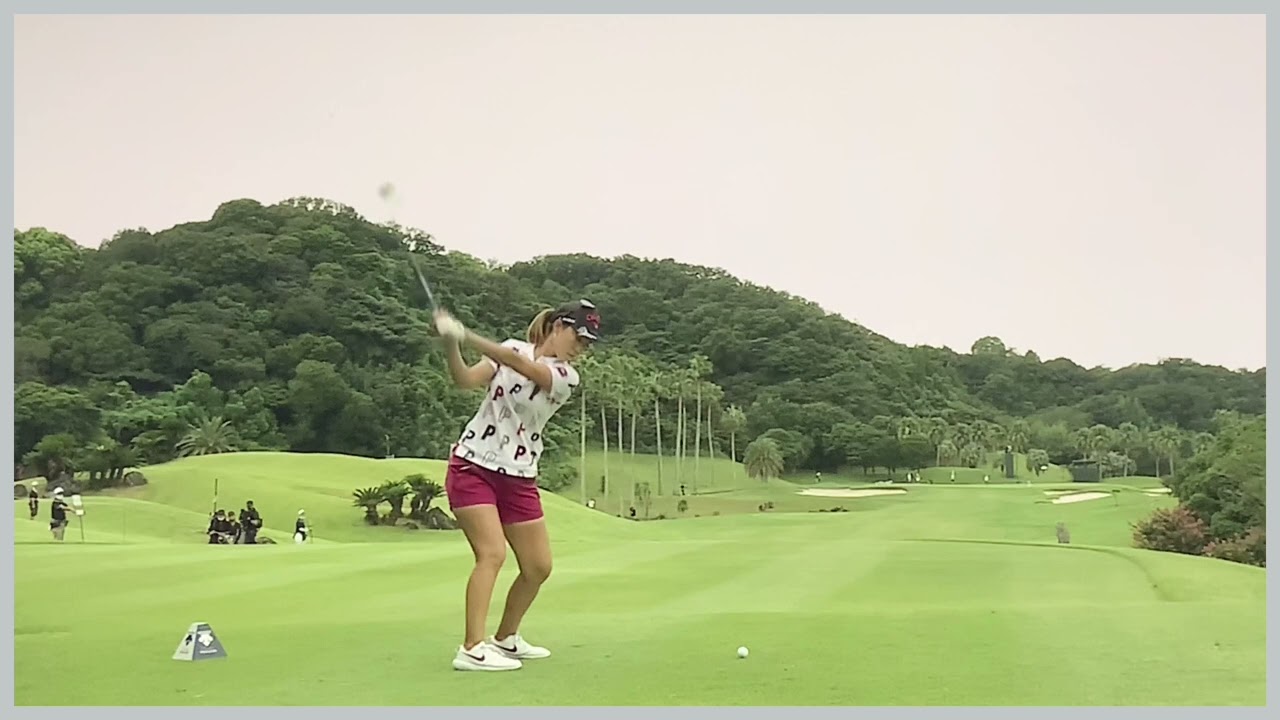 【ゴルフ】 上田桃子　スイング