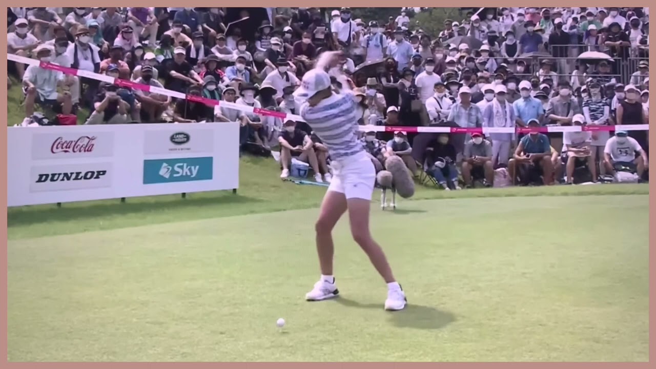 【ゴルフ】 原英莉花　スイング
